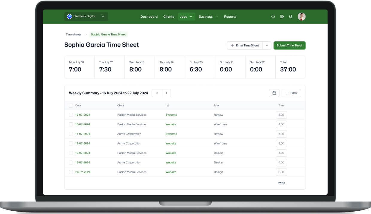 WFM Timesheets